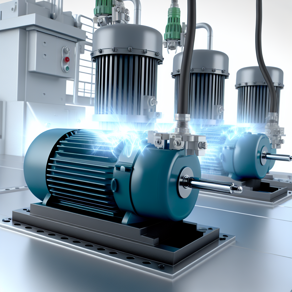 Elektriske motorer driver moderne maskiner